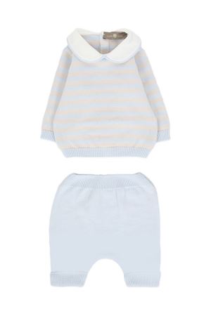 light-blue wool two-piece LITTLE BEAR KIDS | 2127CIELOBURRO